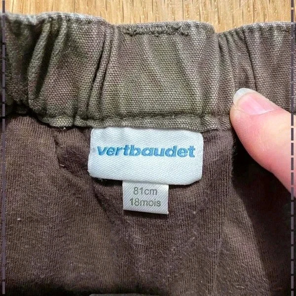 Calça marrom menino Vert Baudet 18 meses – Muito bom estado – photo 2
